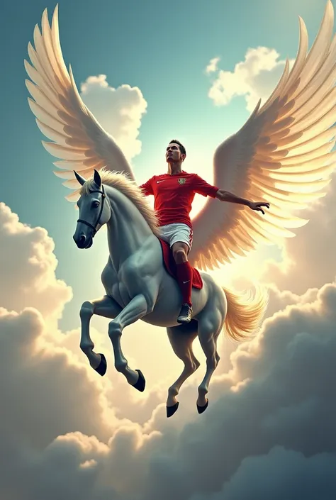 Cristiano Ronaldo on pegasus