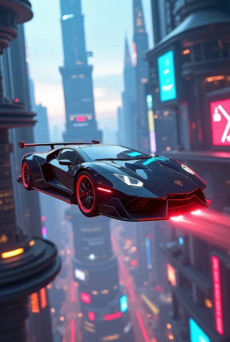 A flying Lamborghini