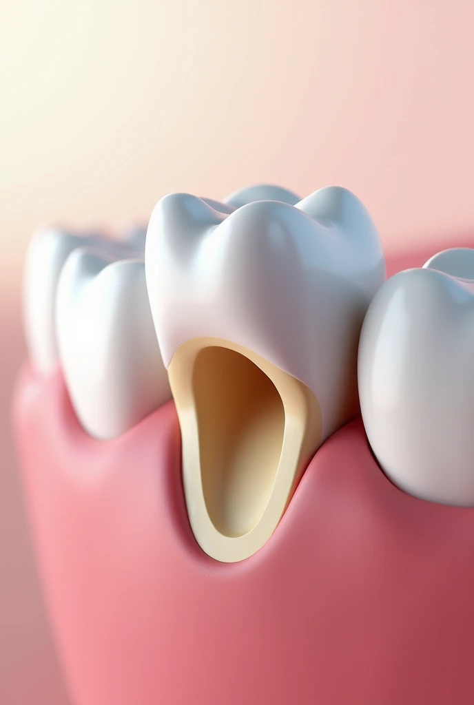 Tooth with cavity preparation 
