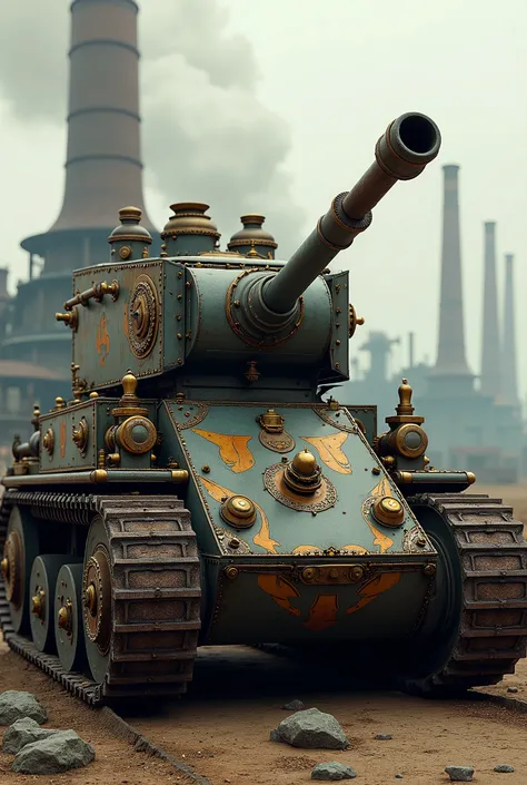 Antique steam tank 4k high resolution details 