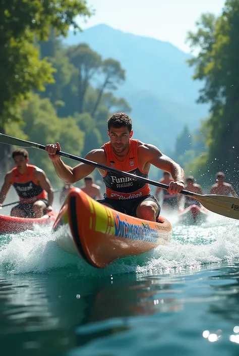 advertising a canoeing sporting event 