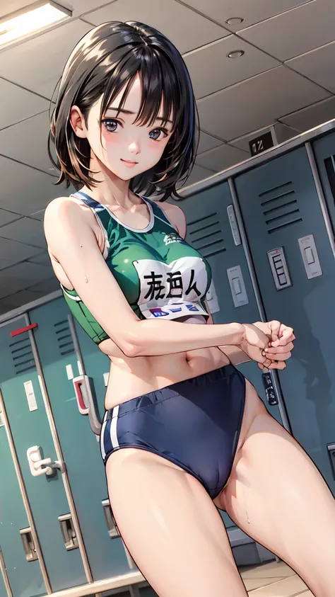  (Three Girls)、(Locker Room),、smile、The men are laughing、、Short Hair、They hesitate,、Wet Hair,  Underarm, Center of chest, Realistic butt crack , (High color saturation:1.0),  (Very detailed肌), (Best Quality:1.0), (Ultra-high resolution:1.0) ,(Realistic:1.0...