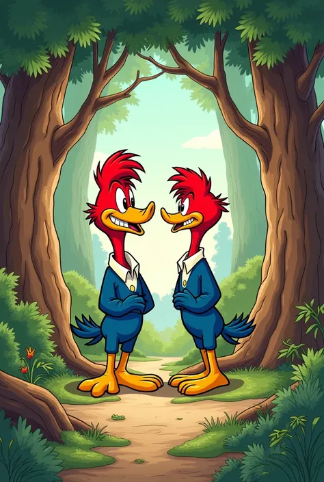 Woody Woodpecker Spot the 7 Differences Game