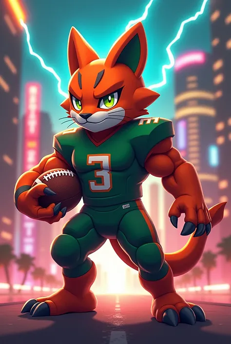 Miami hurricanes as a pokemon 
