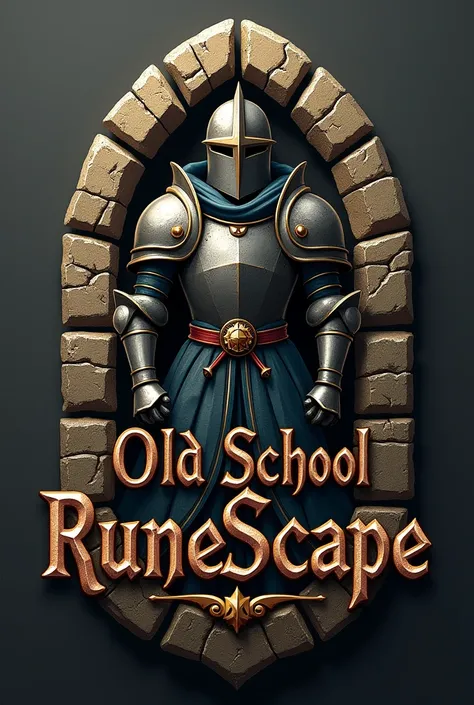 Logo de old school Runescape con texto: project in