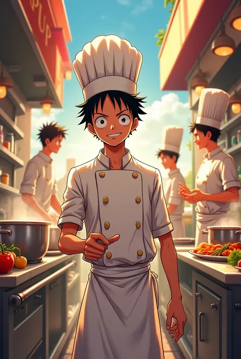 Young man 2 Cook in anime one piece
