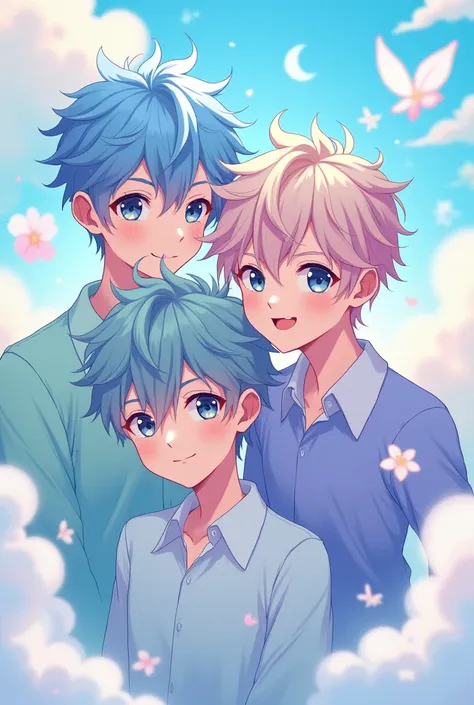 Cutie boys Colors Anime photo