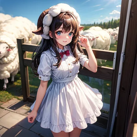  Cute girl in sheep&#39;s clothing, Dark Places, Sulky, Night city neon 8k