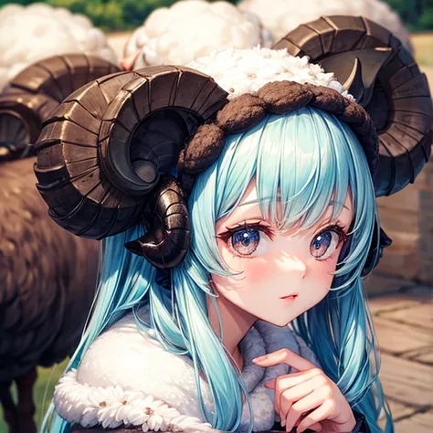  Cute girl in sheep&#39;s clothing, Dark Places, Sulky, Night city neon 8k