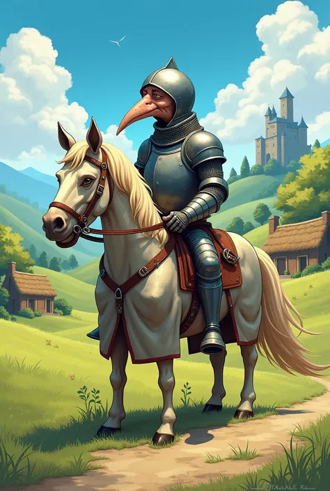 
Weak Medieval Era Mounted Knight in Anime