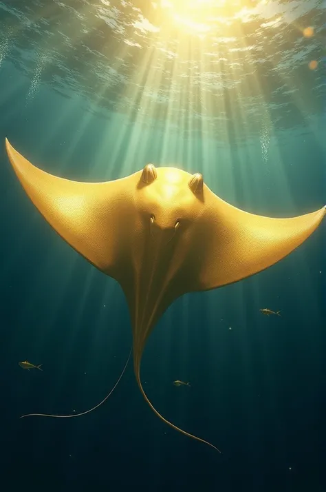 Epic Golden Manta Ray 