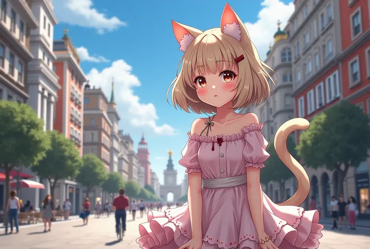 1anime cat girl with real mardrid