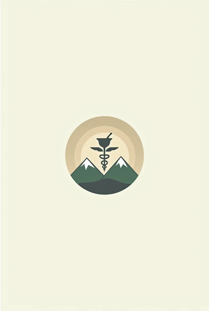  Mountains logo and medicine logo
