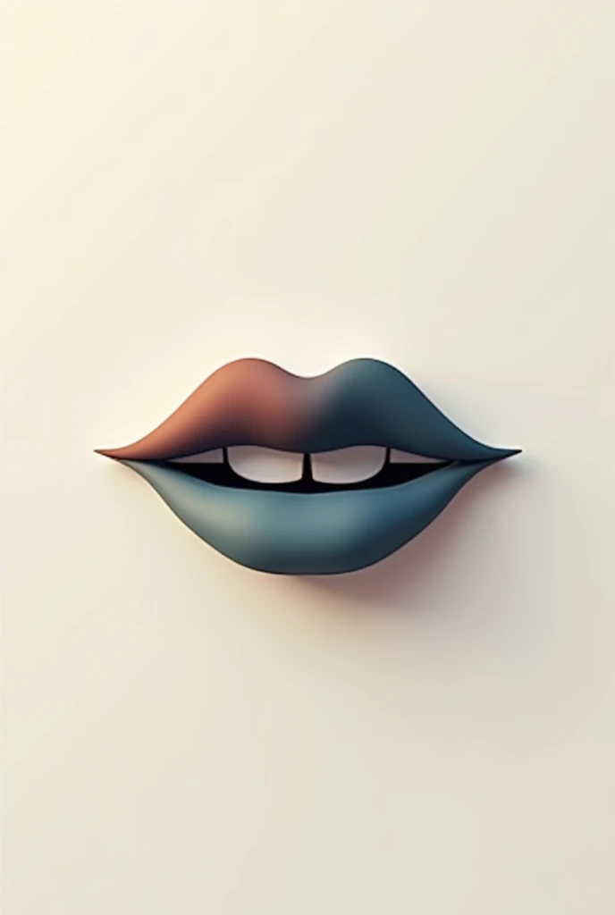 Corporate logo of an abstract figure of a mouth