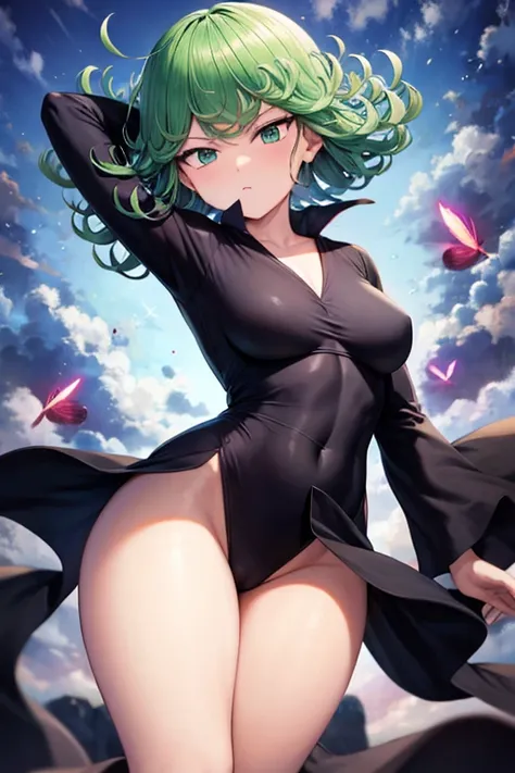 Tatsumaki, in sky