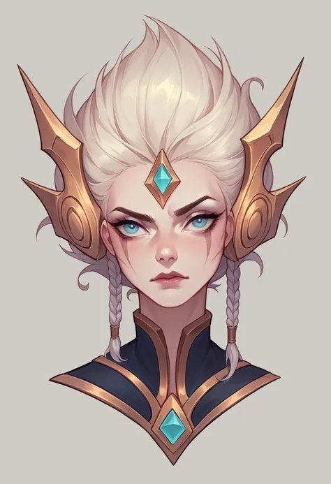 A detailed and anatomically correct full-body portrait of a character named Lilla from the game League of Legends. She appears completely human with no fantastical or unrealistic elements. The portrait should show her standing in a neutral pose against a s...