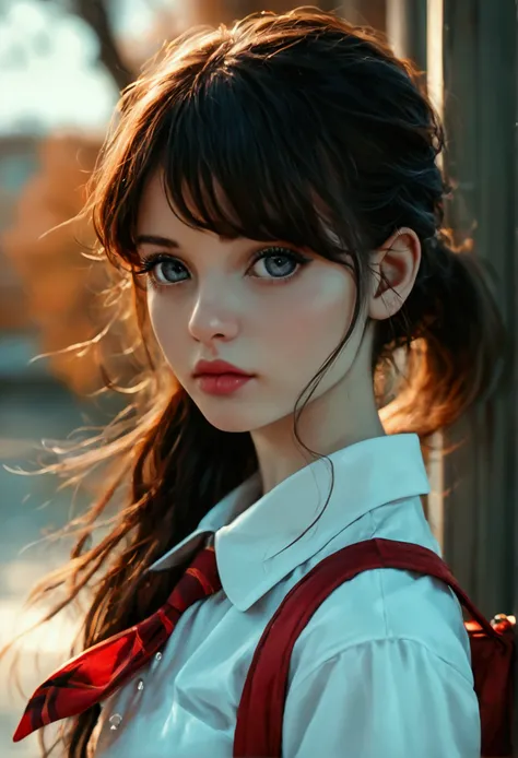 score_9, score_8_up, score_7_up, a girl, wearingc simpy school uniform, full body, at school, beautiful detailed eyes, beautiful detailed lips, extremely detailed eyes and face, long eyelashes, cinematic lighting, muted colors, realistic, photorealistic, 8...