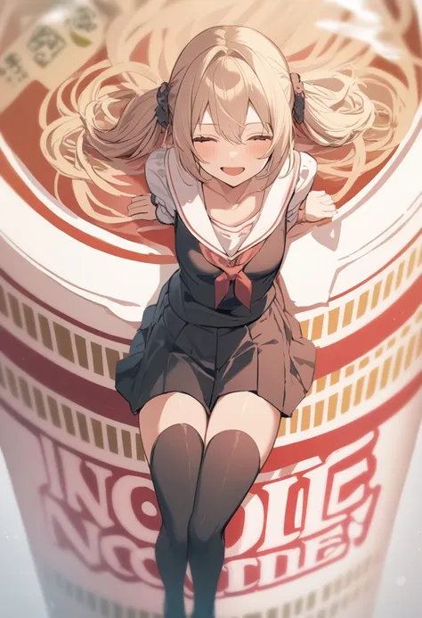 one girl, medium chest,
noodle stopper,nissin cup noodles,cup ramen, mini girl, whole body,simple background, white background後ろ...