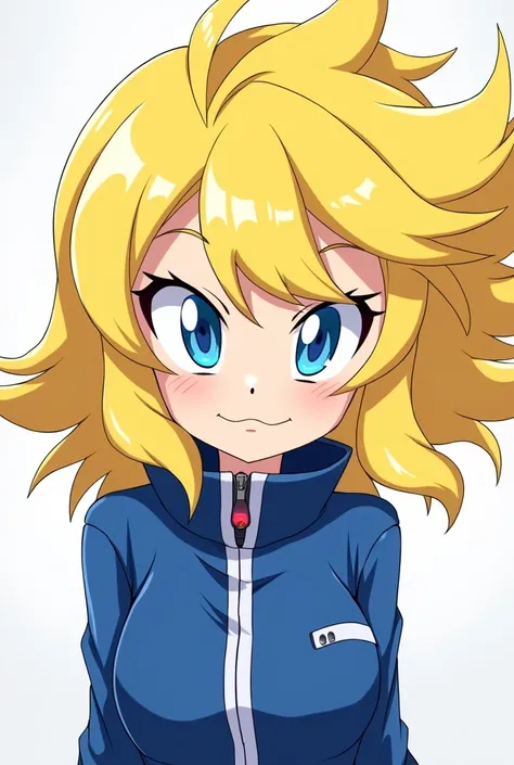 From Sonic The Hedgehog Anime Girl Maria Robotnik Cheeky My Evil Blue Jacket White Zip Bonlde Harre 