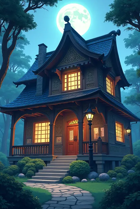 Make an anime style house (jujutsu kaisen ojala) 