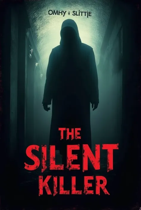 make a book cover title The Silent Killer Auther name is only  Shree. Simple and suspensious image 

