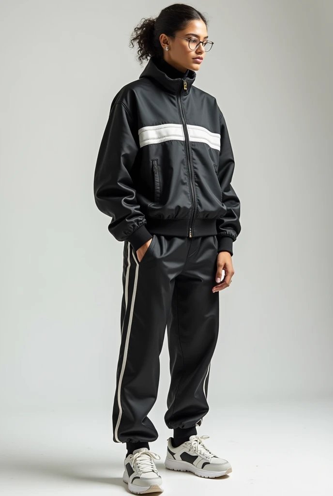 1. Minimalist Luxury Tracksuit

	•	Color Scheme: Monochromatic (e.g., black, navy, or dark grey).
	•	Material: Soft, smooth fabrics like cotton or silk-blend.
	•	Fit: Slim-fit with ribbed cuffs on sleeves and ankles.
	•	Details: Subtle, small logo on the c...