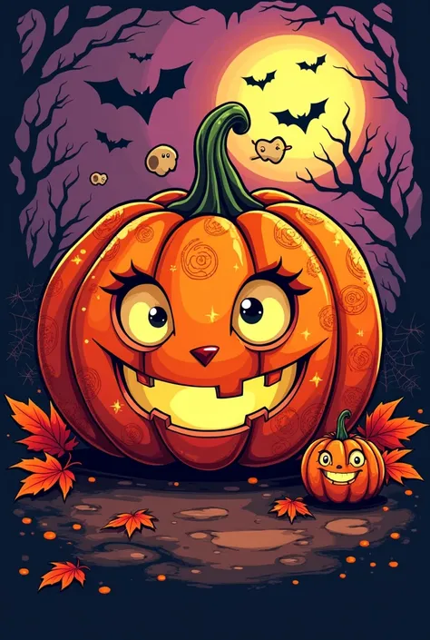 Helloween Pumpkin t shirt design 