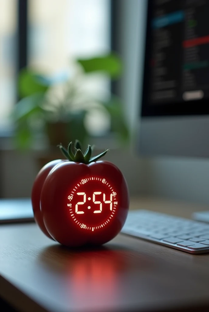 Use the Pomodoro Technique: A timer set to 25 minutes or a Pomodoro clock with intervals