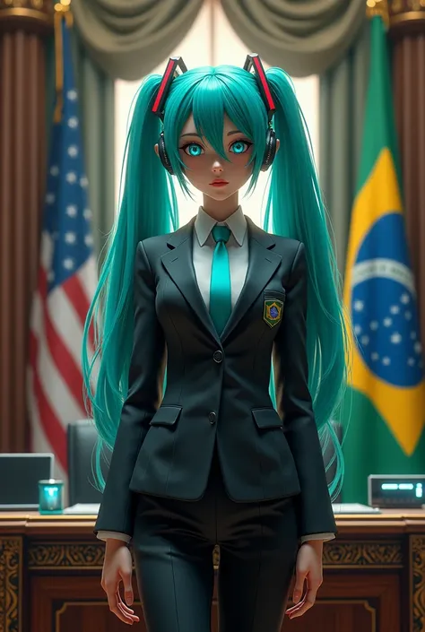 Hatsune Miku president of Brazil