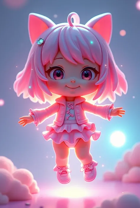 Photorealistic、whole body、Chibi Musume、smile、Cute Shoes、Neon light clothes、Floating in mid-air、A soft, spherical light is emitted around Chibi Musume.
Baby diaper