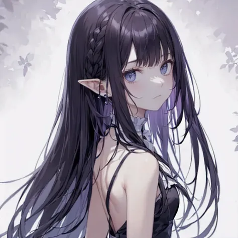 A young lady who combines elements of Victorian Gothic style and anime-style beautiful girls.。 The overall style is horror and classical.、 A character with an elegant and mysterious beauty.。 It is a character with a beautiful appearance and a calm personal...