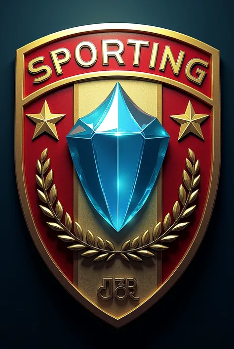 Make an image of the shield of the Peruvian football team Sporting Cristal 