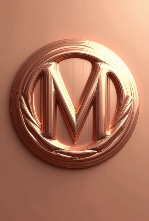 A very realistic logo with a rose gold background and very nice with an M in the middle of a circle and the letter Dr..J should be placed next to M in the middle of the circle with an elongated font similar to the lady&#39;s hair. 