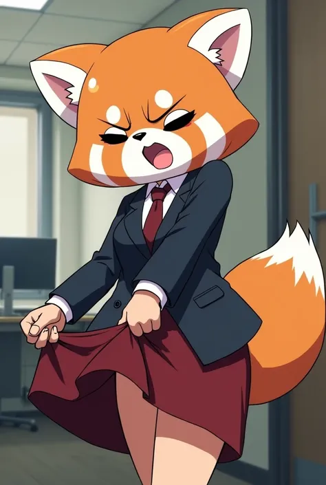 Retsuko from aggretsuko upskirt