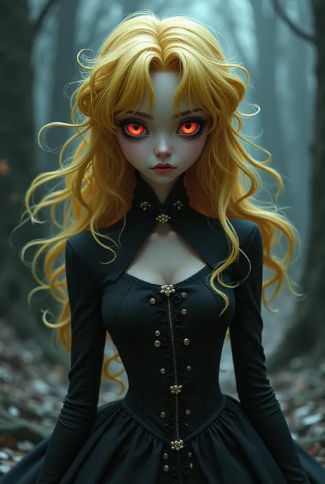 Realistic Sailor moon sailor venus as tim burton art
