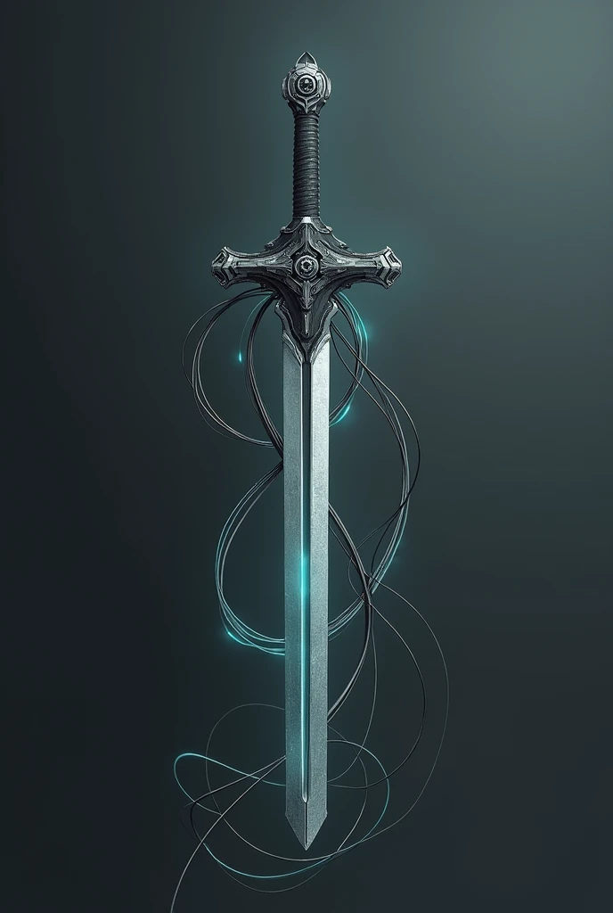 create a sword with cables make it more realistic