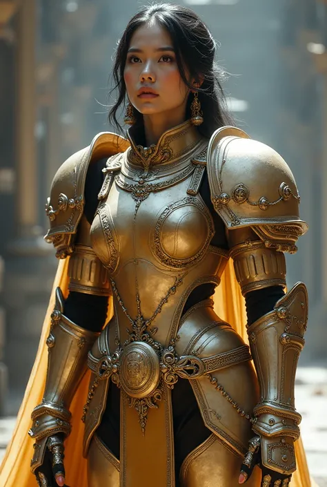 A voluptuous mongolian Woman pure perfect beauty, wear The One True Armour, is a suit of transparent Power Armour commonly seen worn by the Emperor during the Great Crusade and Horus Heresy.[1]

Always depicted as white, after his wounding by Horus during ...