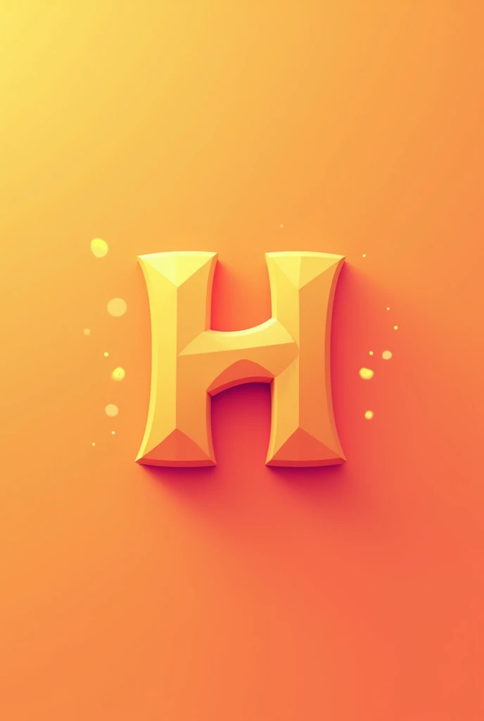 just a simple capital tow words H and L which represents to my channel name which is Happy laughs so give it bright warm and make it give positive vibes and attractive. make it look like a brand and dark colors serious.