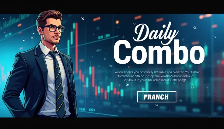 An attractive image for a YouTube banner with a trader background that is written in large text Daily Combo