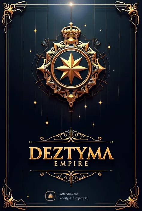 A flyer for my online business. Deztyma Empire 