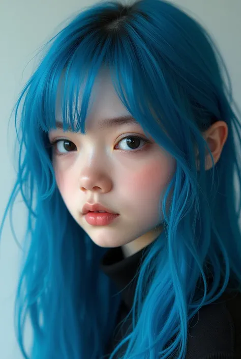 Blue Haired, Black eyed girl, At the age of 16