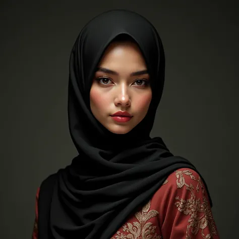 A Sexy Bold Lusty Seductive Traditional Beautiful Bangladeshi Muslim Hijabi girl . 