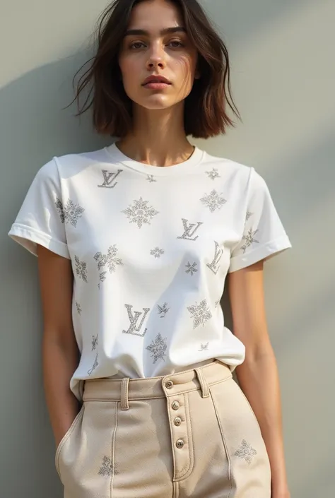 Je veux un t-shirt  mignon avec des traits de Dior et des copies de Louis Vuitton  dont la marque est SOKO