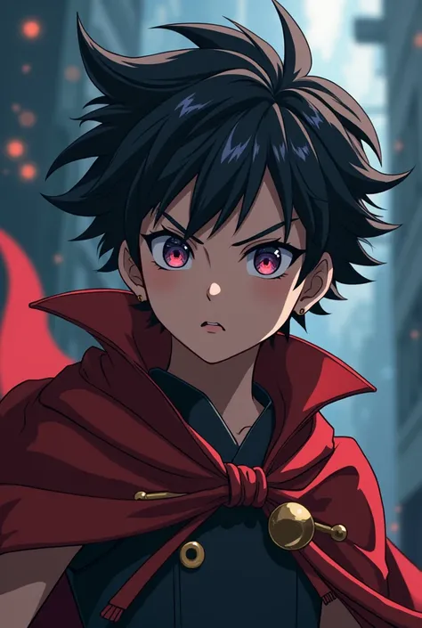 A powerful anime boy with smart face that can no more than him devil of the world 