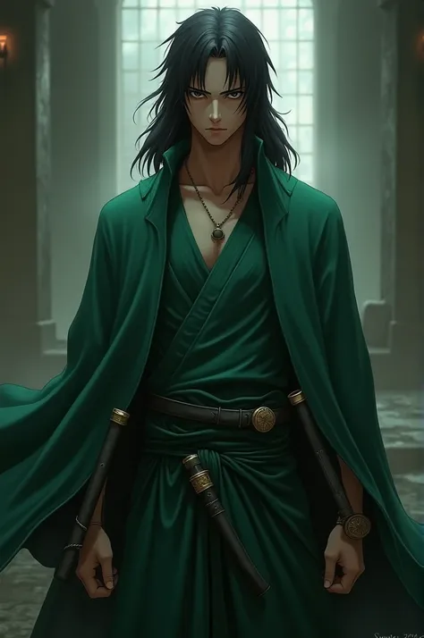 itachi uchiha wearing zoro dress