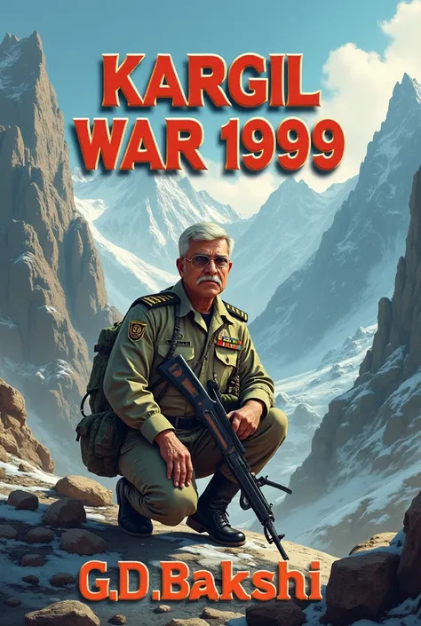 Kargil war 1999 book covers with written there kargil war 1999 ( Major general GD bakshi )


more options 