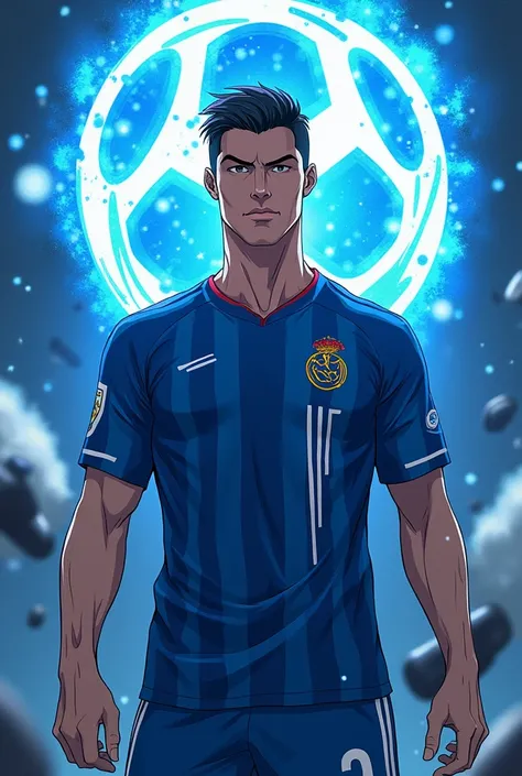 Cristiano Ronaldo in blue lock