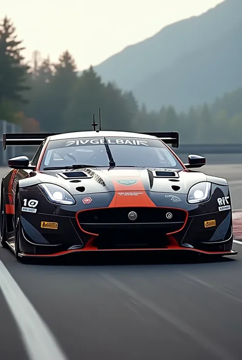 Bjaguar f type gt3 race car