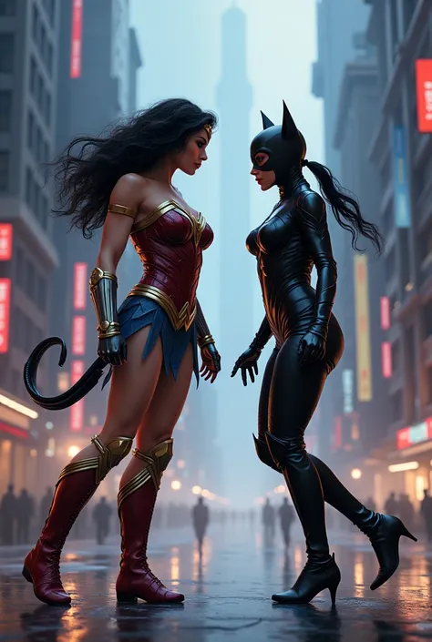 wonder woman and catwoman 