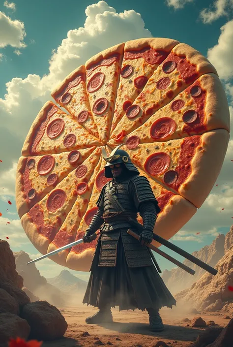 Samurai and Chevrolet cobalt pizza